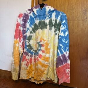 Abercrombie XL Fleece Tye Dye hoodie